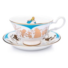 The English Ladies Co Disney Alice in Wonderland Cup and Saucer,Cups & Saucers