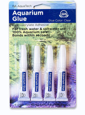 Aquarium Glue Clear for Plants Corals Aquascaping Instant Aquarium Safe 4Pcs...