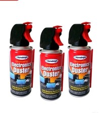 Air Duster Cans Spray Electronics 2 oz Computer Keyboard 3 Pack