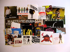 LOT OF 31 PUNK ROCK BAND PROMO DECALS/STICKERS HEAVY METAL