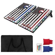 New Best LED Cornhole Set 3 x 2ft / 4 x2 ft Board Game Corn Hole Outdoor Game