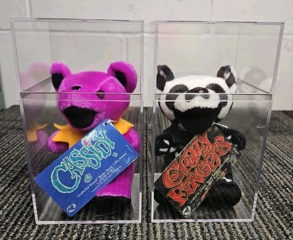 Grateful Dead Bear Cassidy 7” Plush Liquid Blue 1st
