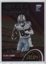 2022 Panini Donruss Elite Full Throttle Purple 63/75 CeeDee Lamb #FT25 1c5x