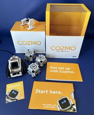 Anki Cozmo Robot 1.0 & 3 Cubes And Dock Charger AC Adapter & Original Box
