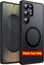 Shockproof Magnetic Case with Translucent Matte Back for Samsung Galaxy S25 Ultr