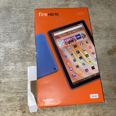Amazon Fire HD 10 Tablet (13th Generation 2023) 64GB, Wi-Fi, 10.1'' - Ocean Blue