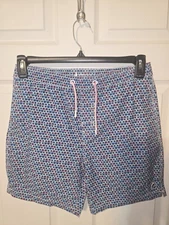 NWT Johnnie-O Boys Swim Trunks Color Malibu Style Carnero Mesh Lined