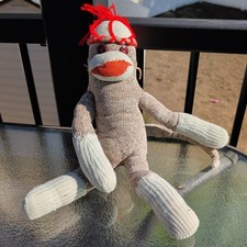 Vintage Sock Monkey 18 Inches Creepy
