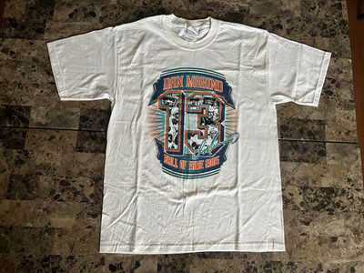 Vintage Dan Marino Hall Of Fame Miami Dolphin NFL FB T-Shirt L Dan Marino