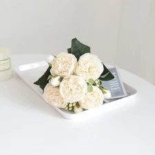 Peony Artificial Fake Flowers Bouquet For Wedding /Store/Party/Hotel Decor c
