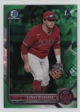 2022 Bowman Chrome Draft Sapphire Edition Green 48/50 Sonny DiChiara #BDC-16 lz7