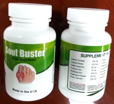 Gout Buster - Faster Relief and Flush Buildup (Caps 60ct)