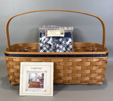 2003 Longaberger Blue Ribbon Canning Basket L...
