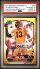 2022 BOWMAN U CHROME PROSPECT CALEB WILLIAMS YELLOW REF RC AUTO/75 PSA 10