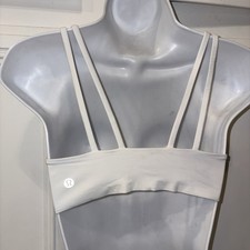 Lululemon Like a Cloud Bra Light Support B/C cup White Color Size 4 No Size