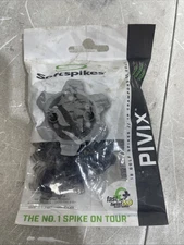 Softspikes PiViX Golf Cleats Fast Twist 3.0 Slim Lok 18 Pack Gray