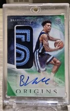 2019-20 Panini Origins Brandon Clarke Green RC Rookie Patch Auto RPA 01/5