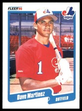1990 Fleer #353c Dave Martinez