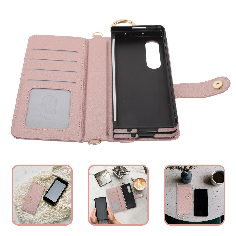 1 Setzen Sie Lanyard Phone Hülle mit Armband Stiftschlitz, Crossbody Smartphone