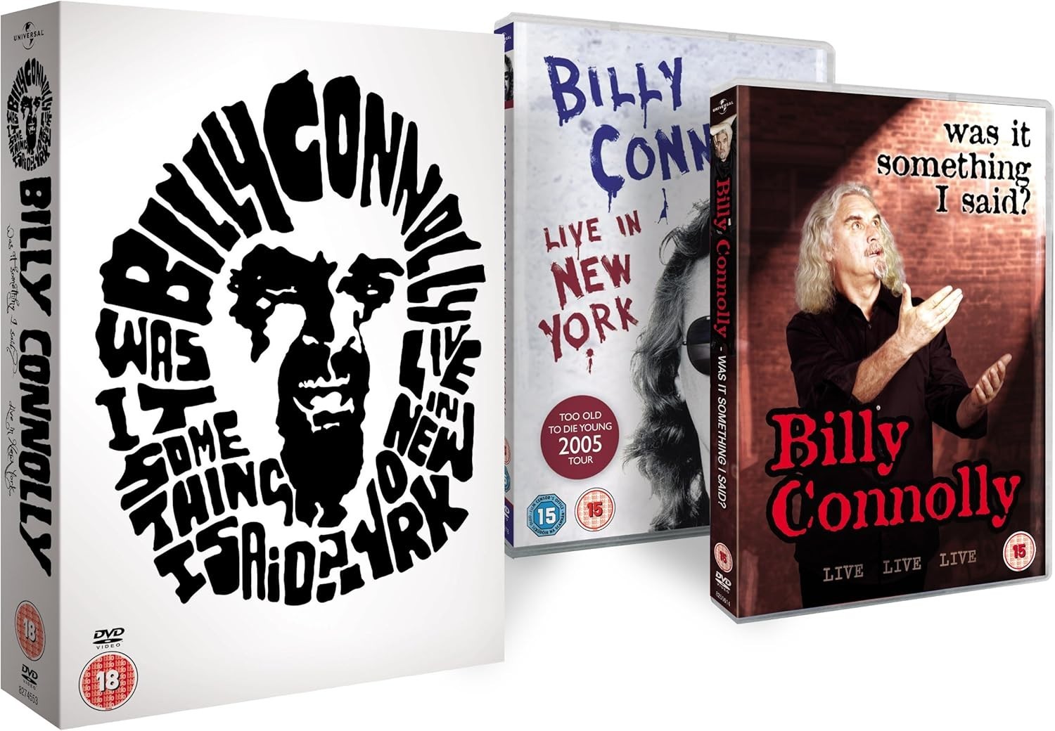 Billy Connolly - Was It Something I Said? / Live in New York DVD **NEW**