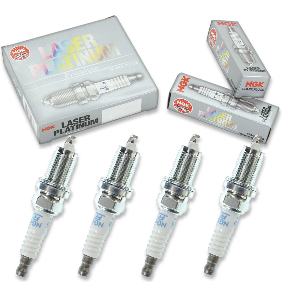 4pcs 2003 Kawasaki Jet-Ski STX DI JT1100-G NGK Laser Platinum Spark Plugs du