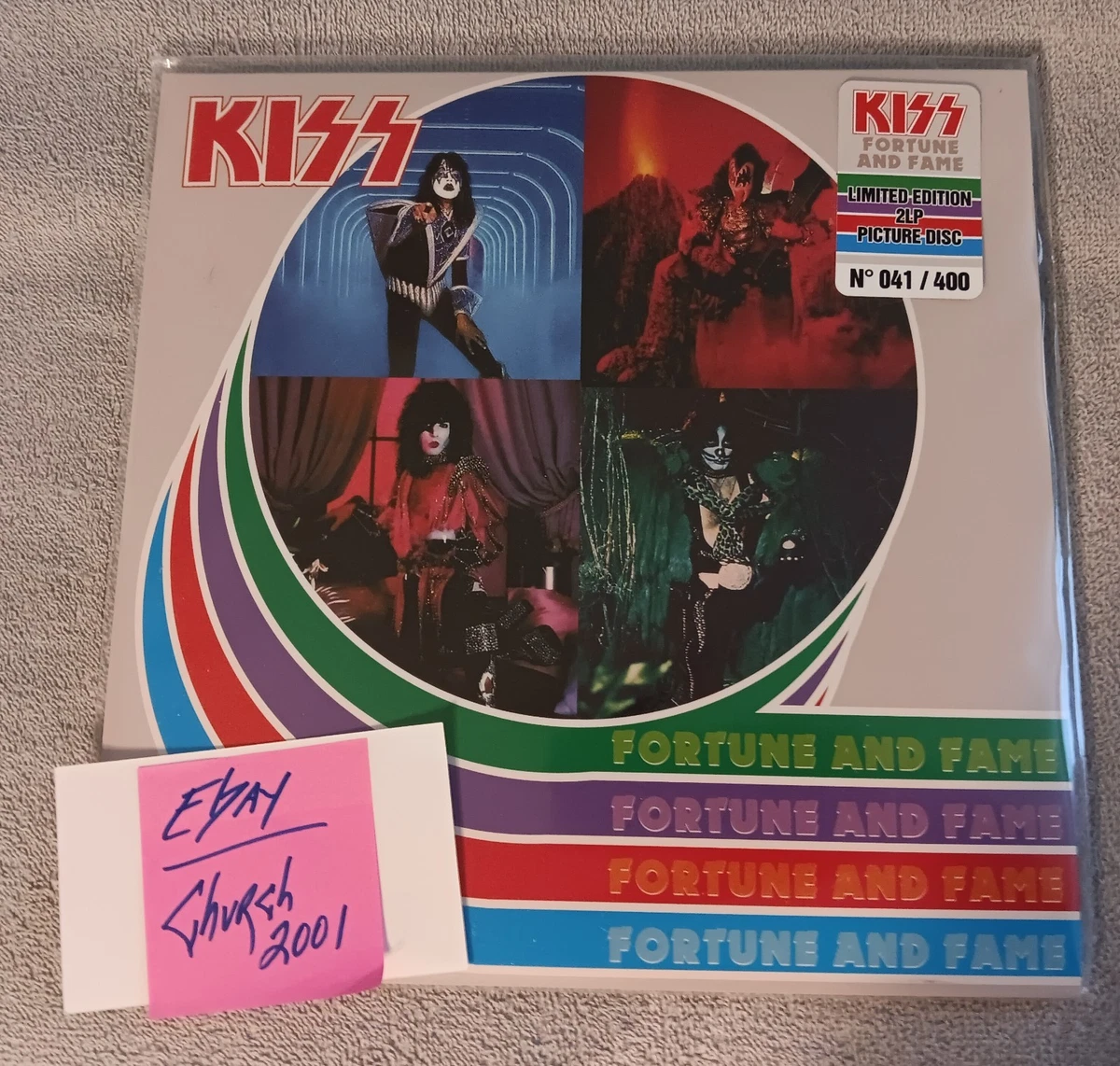 Kiss Sticker⁄kiss eBay Sticker | Poster over Roll and Rock Wall on