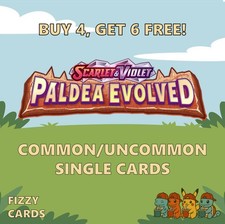 Pokemon Paldea Evolved Common Uncommon Singles