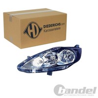 Diederichs Halogen Scheinwerfer Mit LWR Schwarz Links FüR Ford Fiesta | 1405081