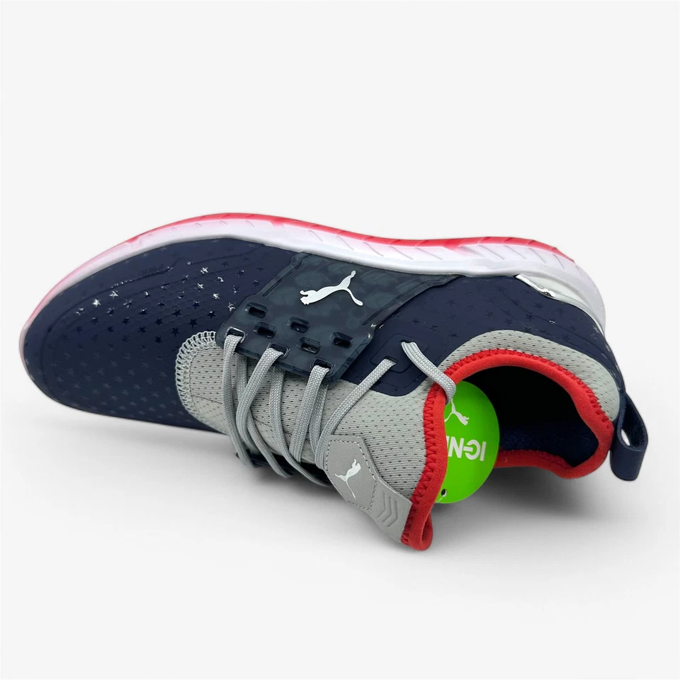 Zapatilla deportiva impermeable PUMA Articulate Stars Stripes azul marino todos los tiempos roja para hombre talla 7,5 Foto 4 de 4