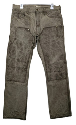 #ad Red Clouds Collective Great Northern Waxed Canvas Double Knee Pant 34 33x33 $188.99