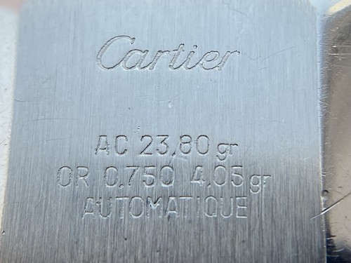 1980s Cartier Santos galbee twotone 18ct steel watch ref 2961 automatic ETA 2671 - Picture 17 of 20