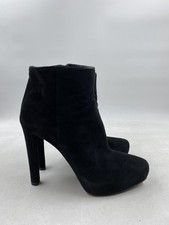 Prada Black Suede Ankle Boot W 6.5