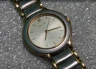 Vintage 1990s Seiko Lucent 7N01-6160 Two-Tone Round Qz Mens Watch NEW BATTERY