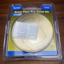 Carlon E97BRR Thomas & Betts Floor Box Kit, Brass **READ**