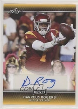 2017 Leaf Draft Auto Gold Darreus Rogers #A-DR1 Auto