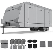 Cubierta de autocaravana a prueba de viento cubierta de cámper extra gruesa con parches adhesivos de reparación 27 ft-30 ft