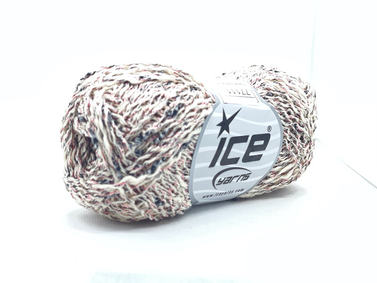 Copper Cream Black Skinny Twist & Slub Yarn 77111 Sale Metallic 