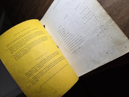 New Holland 460 461 Haybine Mower-Conditioner Service Parts Catalog Manual 9/71 - 第 3/10 張圖片