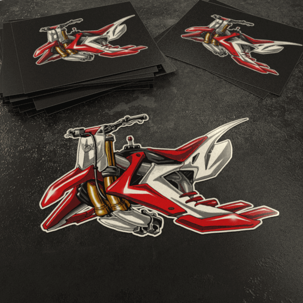 Sticker Honda CRF Decal Emblems Motorcycle logo CRF250R CRF450R | eBay