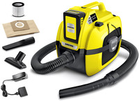 Kärcher Staubsauger Nass-/Trockensauger WD 1 Compact Battery + Akku & LadegeräT