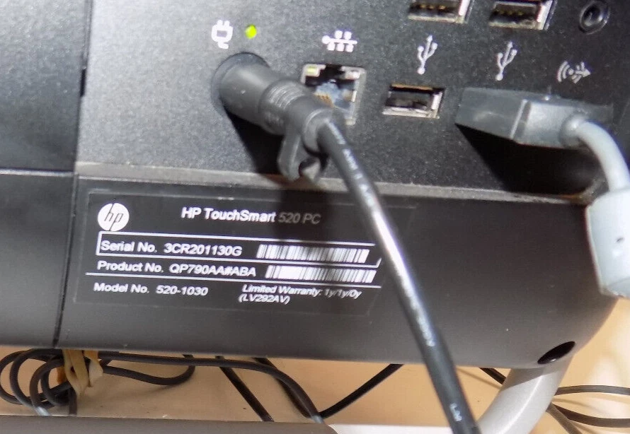 HP Touch Screen PC 23" AIO Desktop PC i3-2120 3.30GHz 8GB RAM 256 SSD Windows 10 - Image 4 of 4