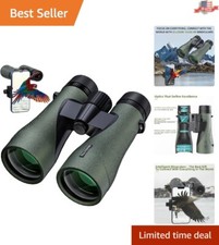 12x50 Binoculars with Large Field of View - Optimal for Stargazing and Hunting