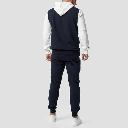 Conjunto de chándal/sudadera con capucha para hombre Pantalones para correr Sudor/traje Gimnasio Ropa deportiva - Imagen 3 de 14