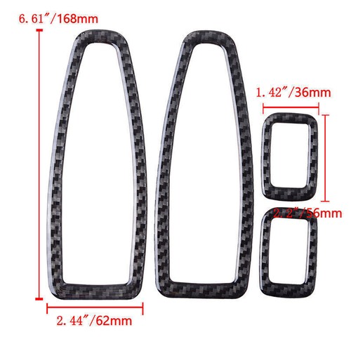Real Carbon Fiber Door Window Switch Panel Trim Set For BMW 3 4 Series F30 F34 A - Bild 2 von 6