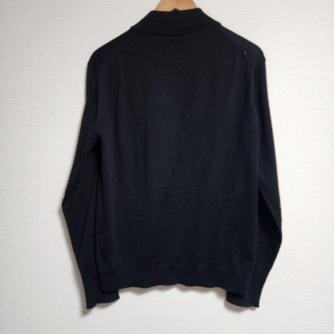 90s Issey Miyake Men High Neck Sweater Knit Long Sleeve Wool