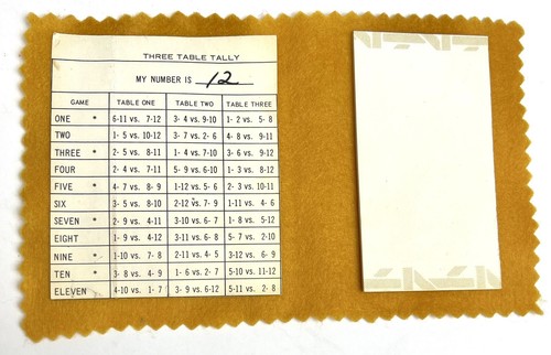 VTG 12pc SET Handmade KERMIT THE FROG Muppets BRIDGE SCORE CARDS Tally Pads - Picture 4 of 5