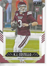 2021 Score K.J. Costello Rookie Card