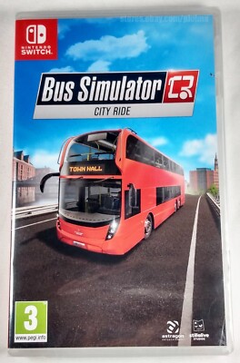 BUS SIMULATOR CITY RIDE Brand New NINTENDO SWITCH Game EU Release, USA Seller