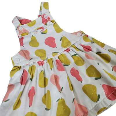 Carters Baby Girls Dress Size 12 Months Pear Foodie 