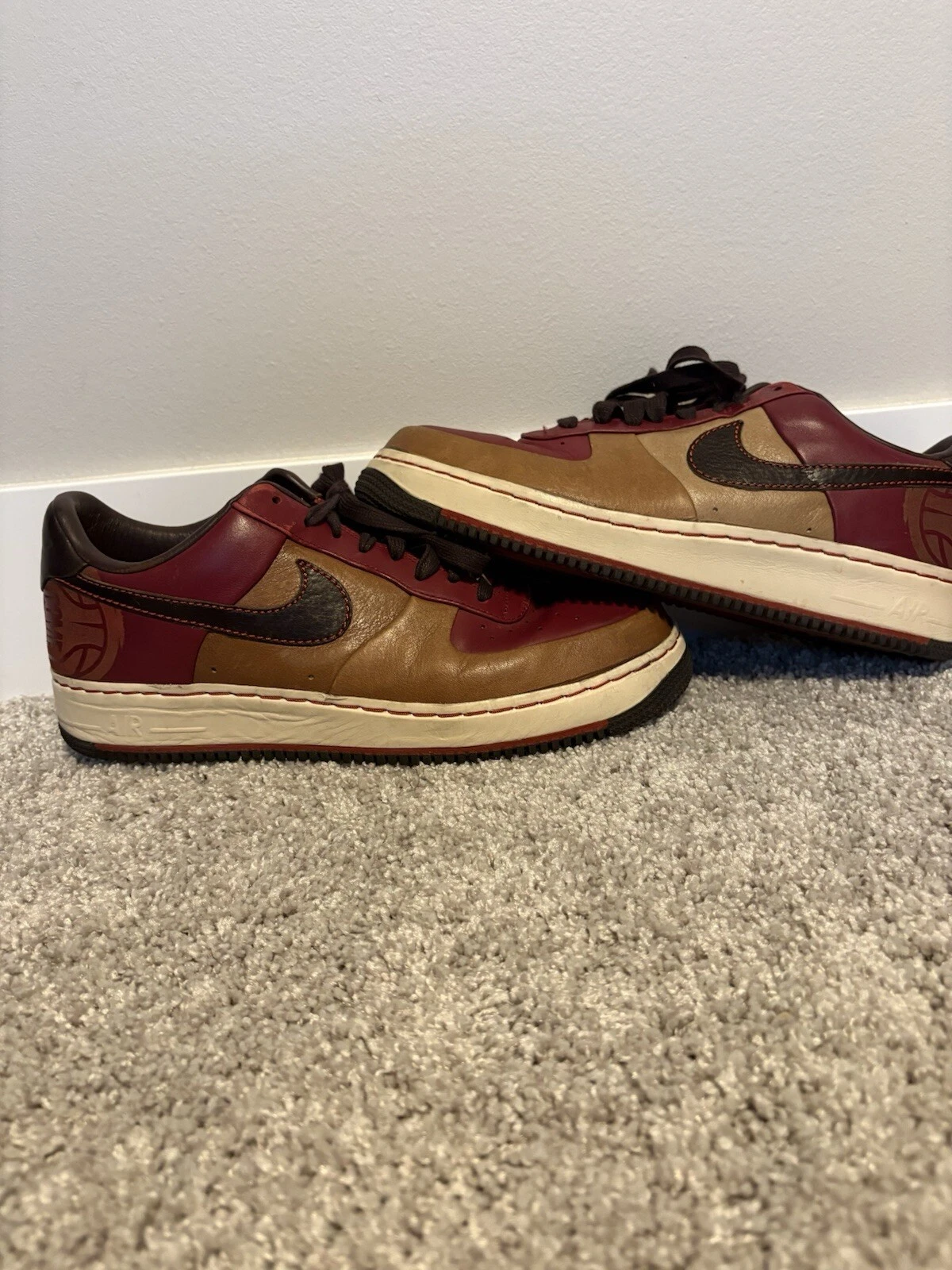 Taille 13   Nike Air Force 1 Supreme VIB Insideout '07 Rouge 2007